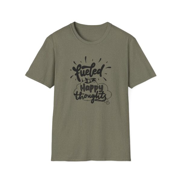 Fueled By Happy Thoughts T-Shirt - Image 4